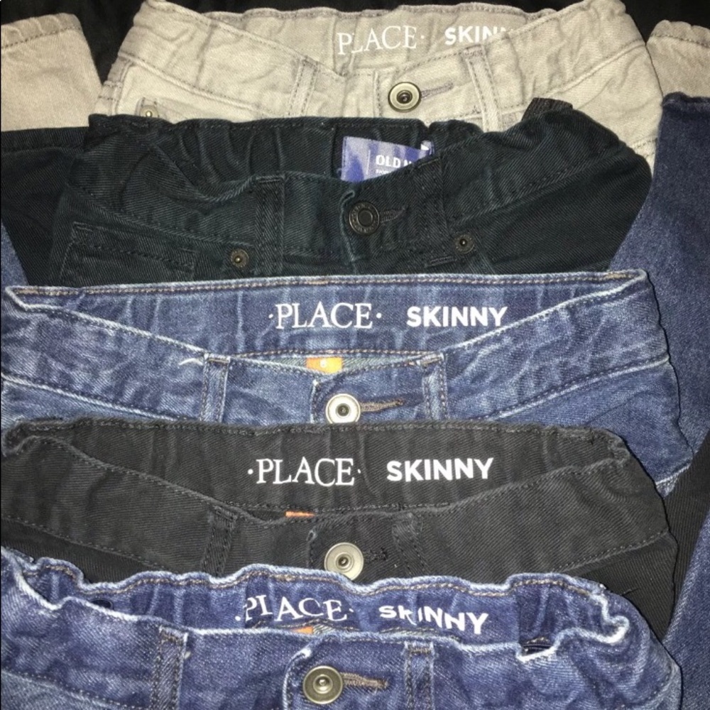 Childrens Place Skinny Jean Bundle size 6
